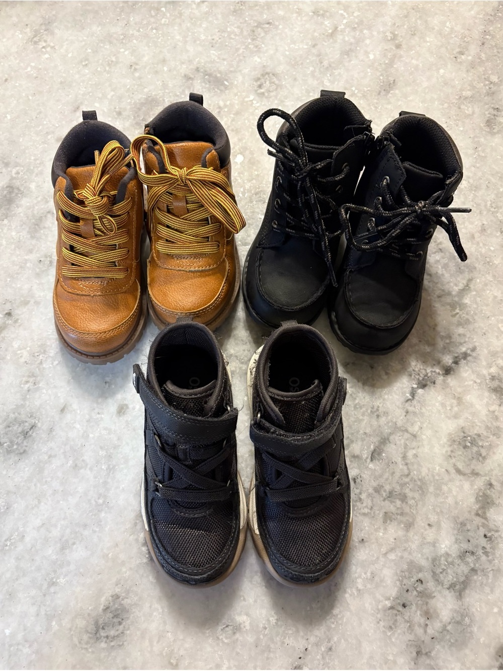 Kids Name Brand Boot Bundle- Three Pair Size 8 Toddler